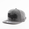 PREMI3R Nón Snapback THUG Big Logo Charcoal 빅 터그 빅로고 차콜 Size L