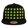 [outlet] Nón hiphop 28STAR COTTON/BL.FLUORESCENCE black/green P252 - M