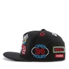 Nón snapback hiphop thêu Logo NEON POKER black P703