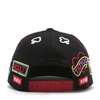 Nón snapback hiphop thêu Logo NEON POKER black P703