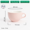 Ly sứ Origami Cappuccino Latte Bowl 180ml uống trà cà phê