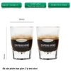 Ly thủy tinh espresso test shot 50ml chuyên dụng siêu dày trong suốt có vạch đong Cafede Kona, ly có vạch ml