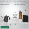 Combo Gift Set bộ pha sản phẩm cà phê V60 01 hiện đại CAFEDE KONA