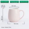 Ly sứ uống trà cà phê Origami Barrel Aroma Mug 320ml