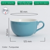 Ly sứ Origami Latte Bowl 250ml uống trà cà phê