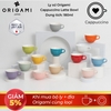 Ly sứ Origami Cappuccino Latte Bowl 180ml uống trà cà phê