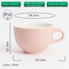 Ly sứ Origami Latte Bowl 285ml uống trà cà phê