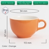 Ly sứ Origami Latte Bowl 285ml uống trà cà phê