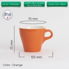 Ly sứ Origami Cappuccino Cup 180ml uống trà cà phê