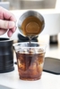 Ly inox 304 đong ml espresso pha máy, ly có vạch ml 90ml tiện dụng Cafede Kona