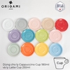 Đĩa sứ Origami Cappuccino Latte Cup Saucer 147mm