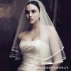 Voan lúp cài đầu cô dâu đơn giản 2 lớp 60-80cm cho lễ cưới chụp hình studio - CD134