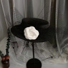 mũ lưới cô dâu chụp ảnh studio cài đầu hoa - CD125