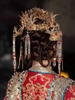 mũ cô dâu Hanfu cưới hỷ phục trung quốc vương miện nữ hoàng xiuhe - cd115