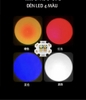Đèn chụp ảnh chân dung cầm tay 4 màu có khung nhiều hình dạng - DEN01