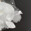 mũ cô dâu lưới hoa màu trắng chụp ảnh ảnh mũ studio đám cưới pjonh cách pháp cổ điển - CD124