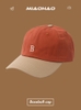 mũ lưỡi trai nón kết nam nữ 2 màu hot màu vintage chữ B - nk53