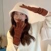 Găng tay dài len dệt kim nhãn màu trơn thu đông phiên bản Hàn Quốc găng tay cảm ứng - GA02