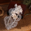 cài ốp hoa cô dâu Mũ Handmade Ren Tinh Tế Pháp Retro Băng Đô Quấn Tóc Phụ Kiện Tóc Cưới - cd107