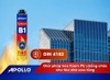 Keo bọt chống cháy Apollo PU Foam B1 – Tiêu chuẩn B1 là gì và tại sao quan trọng?
