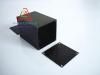 Vỏ hộp nhôm DIY BRZHiFi 8125 56x56x80mm thân màu đen