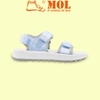 Sandal nữ Rova 2 quai ngang RV2205G màu xanh phối xám