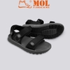 Sandal nam nữ unisex Rova 2 quai ngang RV2205BB màu đen