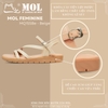 Sandal nữ MOL MQ155Be