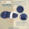 Sandal nam nữ MOL Zenstep MS3Ch