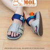 Giày sandal nữ quai ngang hiệu Vento NV10112Be màu beige