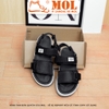 Giày sandal nam nữ unisex quai ngang hiệu Vento SD10033B2 màu đen