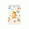 Sổ lò xo kẻ ngang 200 trang A6 Hồng Hà Funny Pet - 4163