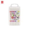 Bút lông màu Acrylic 2 đầu Hồng Hà 12 màu - 8145