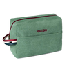 GWP - El Ganso Green Canvas Vanity Case ( túi đựng trang điểm xanh lá cây El ganso)