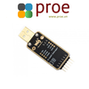 USB To UART Debugger Module for Raspberry Pi 5, Type-A Port, Onboard UART Connector, High Baud Rate Transmission