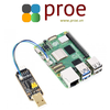 USB To UART Debugger Module for Raspberry Pi 5, Type-A Port, Onboard UART Connector, High Baud Rate Transmission