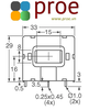 HAIS 100-P SENSOR CURRENT HALL 100A AC/DC