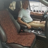Đệm hạt gỗ tựa lưng massage ghế ô tô, 100% gỗ Cẩm Lai tự nhiên. Dạng đan kết diềm mép cao cấp