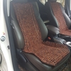 Đệm hạt gỗ tựa lưng massage ghế ô tô, 100% gỗ Cẩm Lai tự nhiên. Dạng đan kết diềm mép cao cấp