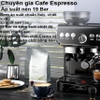 Máy pha cà phê Espresso chuyên nghiệp 4 trong 1, thương hiệu Anh Quốc Tanser cao cấp - EM3108
