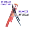 Bộ 2 thanh gạt nước mưa ô tô đa năng Nano cao cấp dành cho hãng xe Hyundai: Getz-Accent-Avente-Elantra-i10-i20-i30-santafe-Sonata-Tucson-Starex-Verna