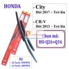 Bộ 2 thanh gạt nước mưa ô tô đa năng Nano cao cấp dành cho hãng xe Honda: Accord-Civic-Hrv-City-Jazz-Crv