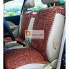 Đệm lót ghế ô tô hạt gỗ Hương Đỏ 100% tự nhiên tựa lưng massage trên ô tô