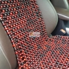 Đệm lót ghế ô tô hạt gỗ Trắc 100% tự nhiên tựa lưng massage trên ô tô