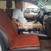 Đệm lót ghế ô tô hạt gỗ Nhãn 100% tự nhiên tựa lưng massage trên ô tô