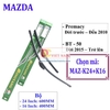 Bộ 2 thanh gạt nước mưa ô tô Nano mềm cao cấp dành cho hãng xe Mazda: Mazda2-Mazda3-Mazda6-Mazda CX5-Mazda CX9-BT 50-Premacy