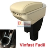 Hộp tỳ tay ô tô cao cấp Vinfast Fadil tích hợp 7 cổng USB