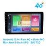 Màn hình DVD android 9-10inch 4G, Wifi, Ram 4G, Rom 64G