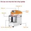 Máy trộn bột khô công nghiệp chuyên dụng, dung tích 10 lít. Thương hiệu Anh Quốc cao cấp Golden Chef DH-10