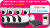 Trọn Bộ 08 Camera ip Kbvision 2.Mp Gía Chỉ 15.300.000 BẢO HÀNH 36 THÁNG